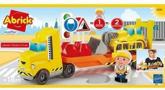 Ecoiffier Cuburi De Construit Building Site Truck Pentru 1.5+ Ani 30 Bucăți
