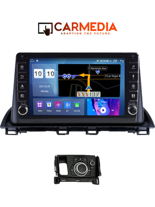 Carmedia Car Audio System for Mazda CX-4 2014 (Bluetooth/USB/WiFi/GPS/Apple-Carplay/Android-Auto) with Touch Screen 9"