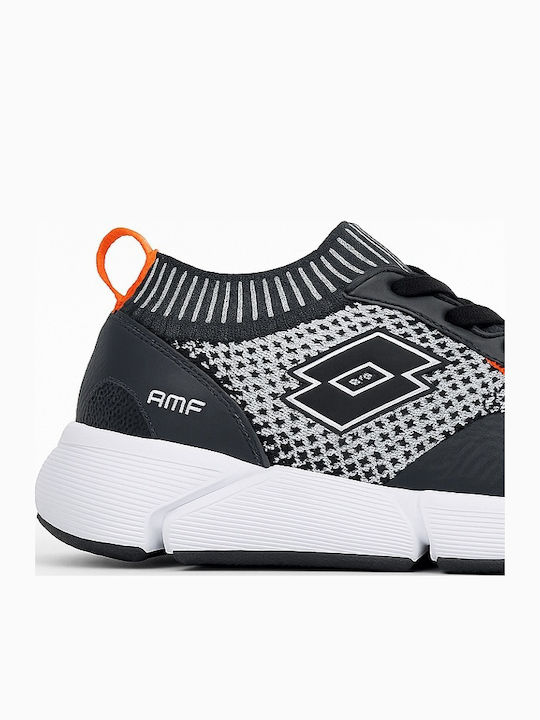 Kids Sports Shoes Running with Laces Black