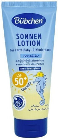 Bubchen Waterproof Baby Sunscreen Emulsion SPF50 100ml