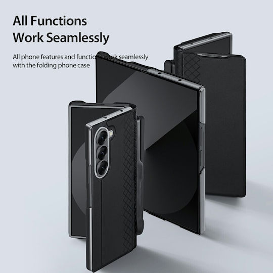 Dux Ducis Bril Series Book Negru (Galaxy Z Fold7)