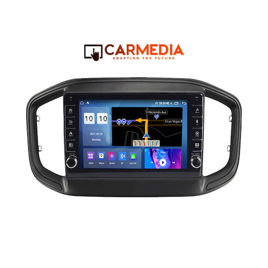 Carmedia Auto-Audiosystem für Fiat Straße 2020 (Bluetooth/USB/WiFi/GPS/Apple-Carplay/Android-Auto) mit Touchscreen 9"