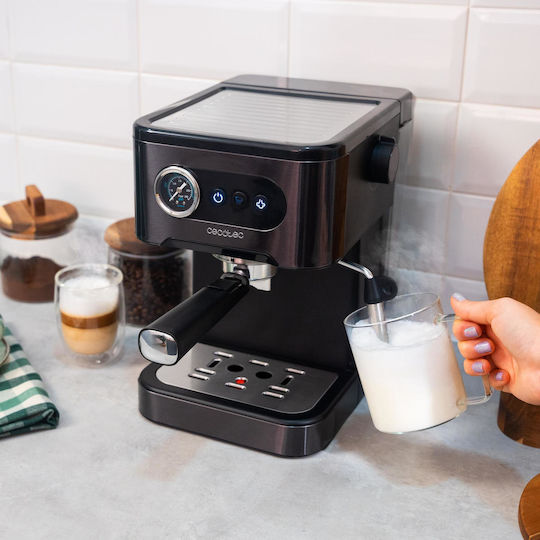 Cecotec Power Automatic Espresso Machine 850W Pressure 20bar for Cappuccino Brown