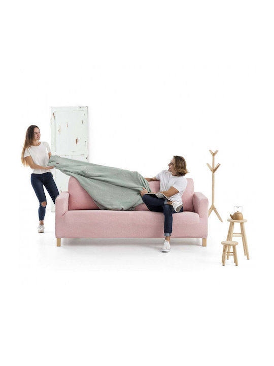 Sofazip Husă Elastică Canapea cu patru locuri Gri 260εκ. 1buc SZPTBLEUPAL