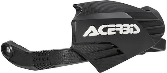 Acerbis Motorcycle Protective Hand Guards in Black Colour