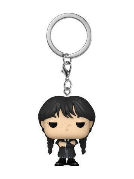 Mittwoch Tasche Pop Schlüsselanhänger Mittwoch Addams Schwarzer Mantel