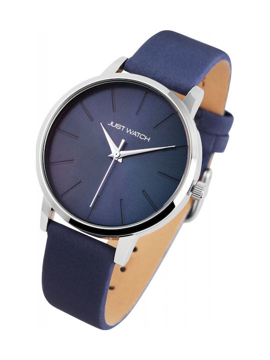Just Watch Damen Uhr mit Lila Lederarmband