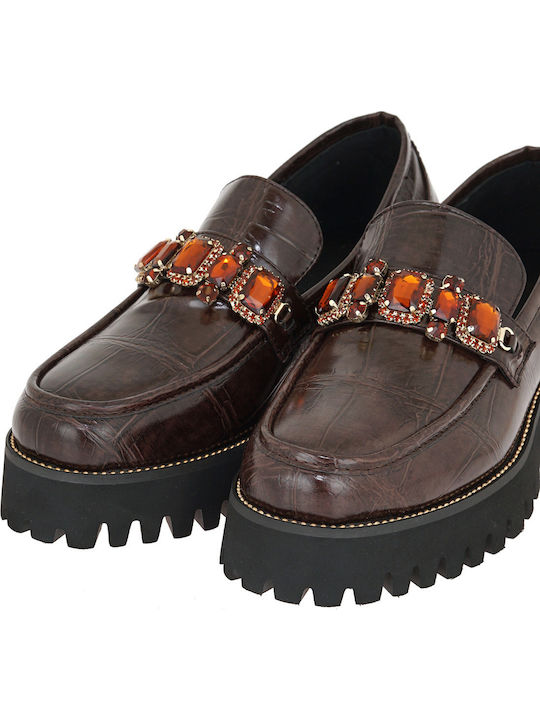 Дамски Loafers в Кафяв Цвят