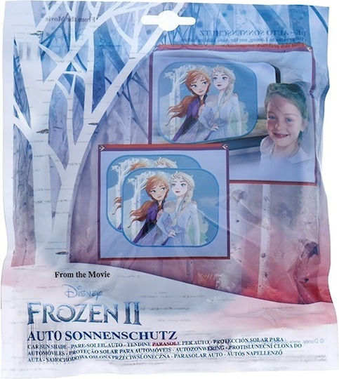 Seven Πλαϊνά Σκίαστρα Αυτοκινήτου με Βεντούζα Frozen 44x35εκ. 2τμχ
