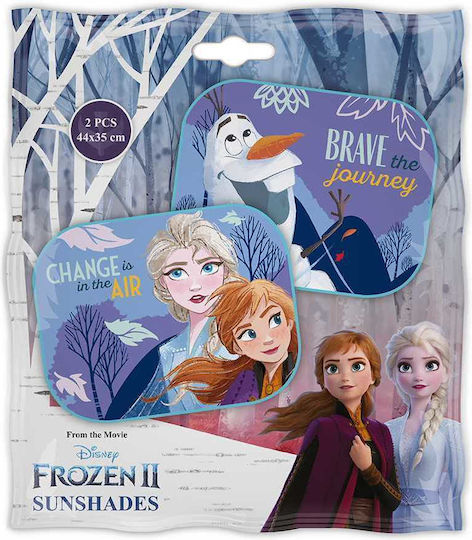 Seven Πλαϊνά Σκίαστρα Αυτοκινήτου με Βεντούζα Frozen 44x35εκ. 2τμχ