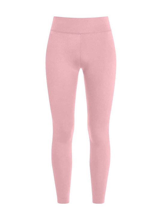 Ежедневна Женски легинси Високоталирани Pink