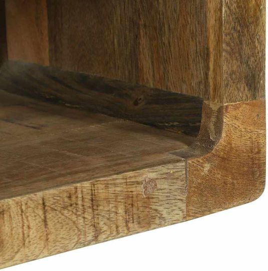 Wooden Living Room TV Unit Rustic Mango L100xW30xH32cm