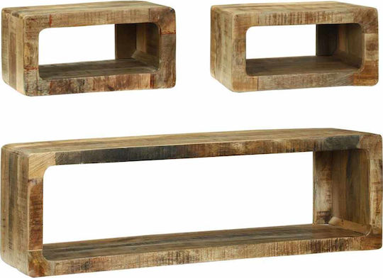 Wooden Living Room TV Unit Rustic Mango L100xW30xH32cm