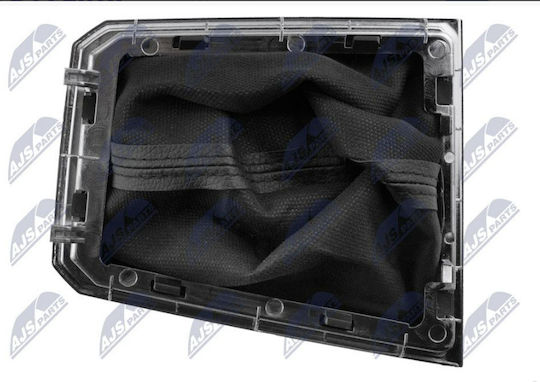 NTY Πόμολο Ταχυτήτων με Φούσκα για Volkswagen Passat 2014-2023 Μαύρο