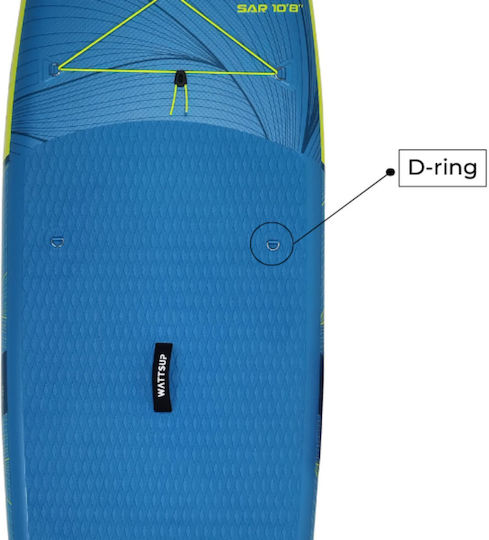 SCK Wattsup Φουσκωτή Σανίδα SUP με Μήκος 3.25m Μπλε