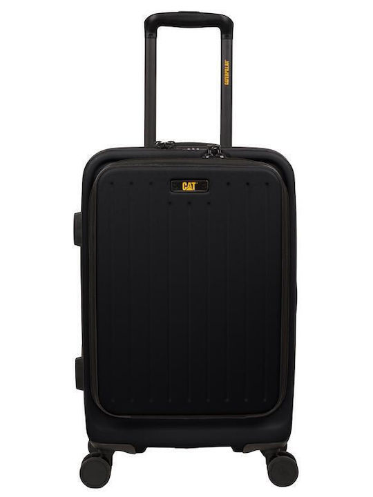 CAT Nexus Koffer Kabine Hart Schwarz mit 4 Räder Höhe 55cm