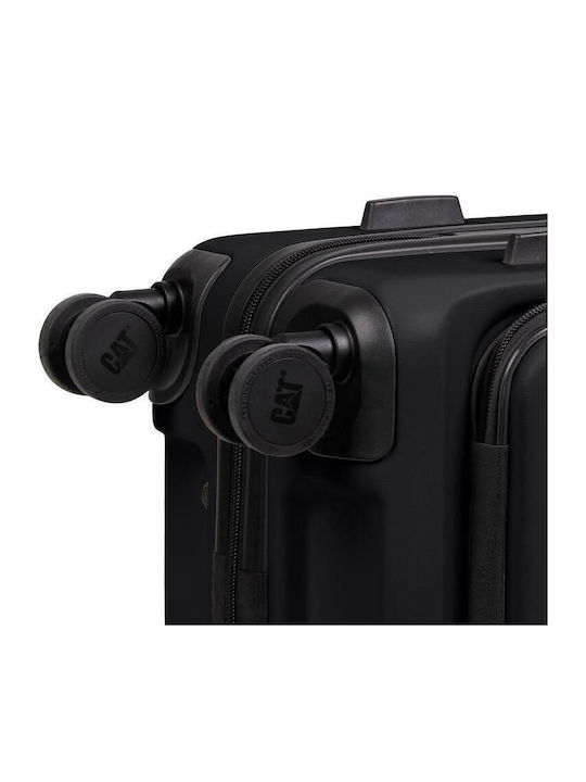 CAT Nexus Koffer Kabine Hart Schwarz mit 4 Räder Höhe 55cm