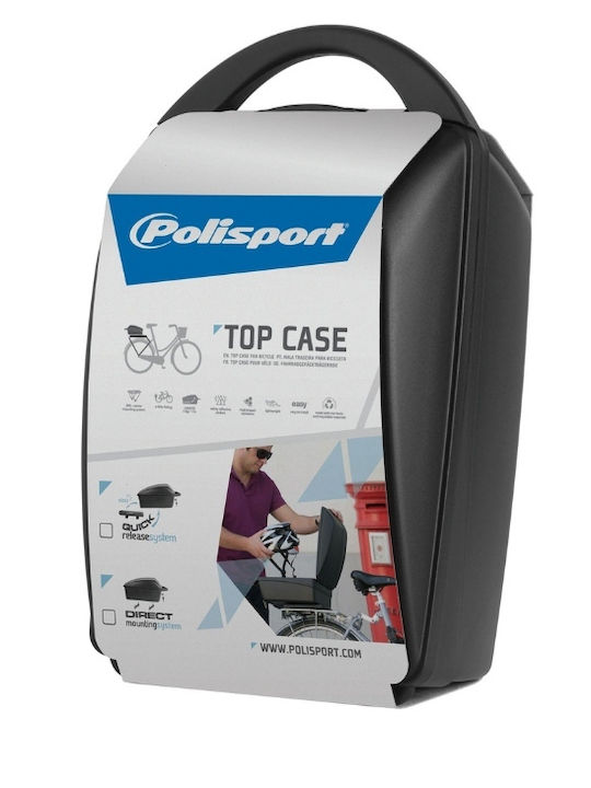 Polisport Μπαγκαζιέρα Ποδηλάτου 11lt Μαύρη