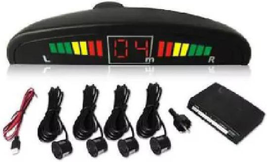 Maxeed Car Parking System with Screen and 4 Sensors in Black Color