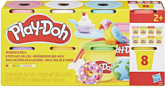 Hasbro Play-Doh 8 Aluaturi de Modelare Plasticină Play-Doh pentru 3+ Ani
