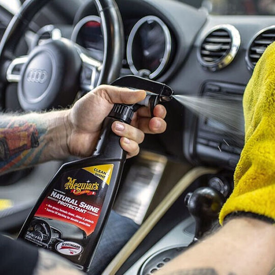 Meguiar's Natural Shine Protectant Cleaning / Polishing and Protective Spray for Car Dashboard 473ml