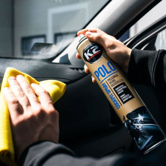 K2 Polo Cockpit Spray Σπρέι Γυαλίσματος για Ταμπλό Αυτοκινήτου με Άρωμα Φράουλα 750ml