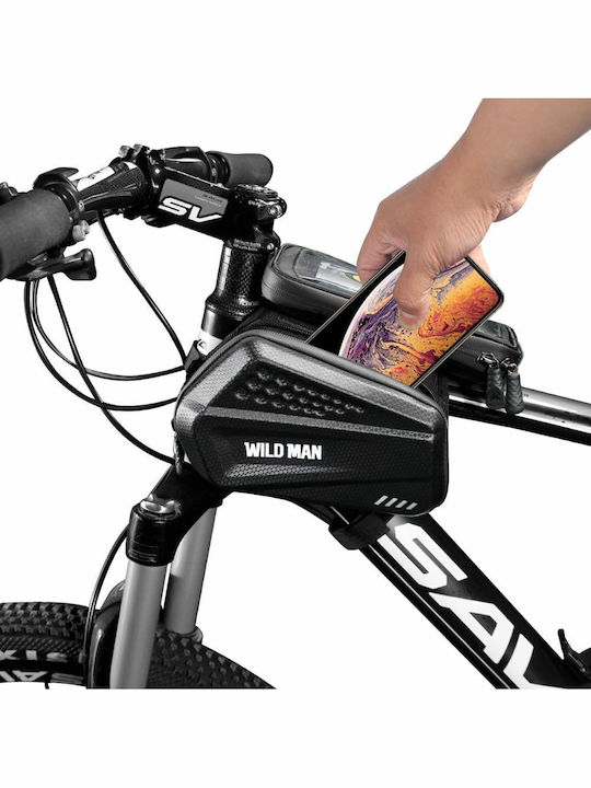 Wildman Gears Τσαντάκι Σκελετού Ποδηλάτου Τριπλό 1lt Μαύρο