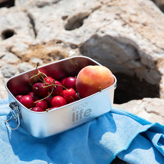 Ecolife Δοχείο Φαγητού Ασημί 1lt Ecolife Δοχείο Φαγητού Ασημί 1lt