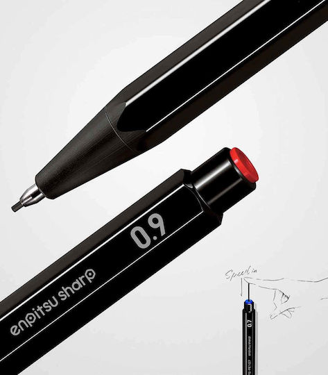 Mechanical Pencil Black Enpitsu Sharp Kokuyo 0.5 Mm
