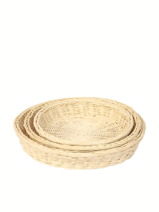Polihome Grub Round Serving Tray 26x26cm 162870509 3pcs