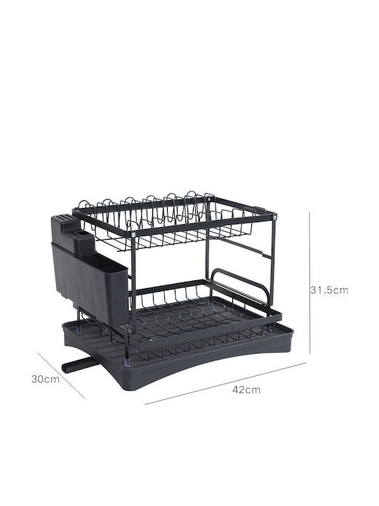 Verk Group Στεγνωτήρας Νεροχύτη Διώροφος 42x30x31.5cm