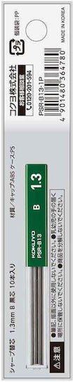 Mechanical Pencil Lead Refills 1.3mm Sharp Kokuyo 2B