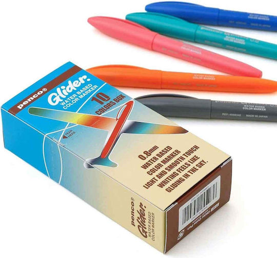 Penco Zeichenmarker 0.8mm Mehrfarbig 10Stück