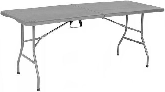 Garten- und Terrassentisch Verpflegung Zusammenklappbar 180x70x74 Graue