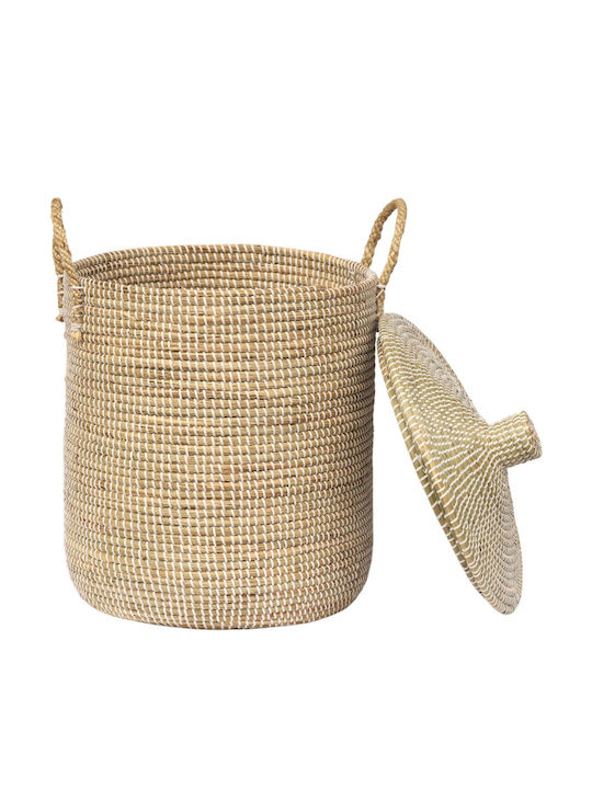 Polihome Amfor Decorative Basket Wicker 43x43x62cm