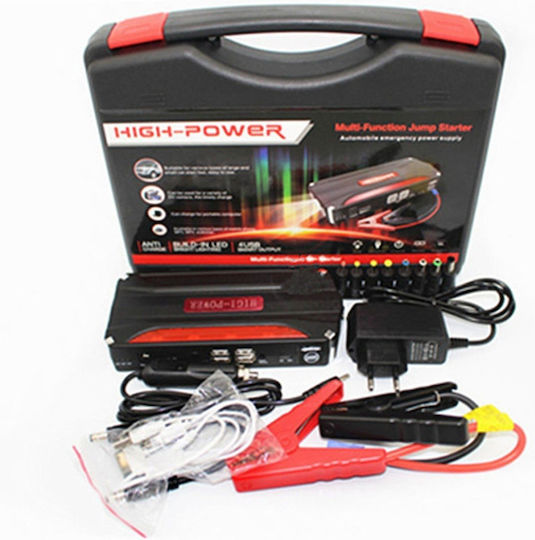High Power TM-15 Φορητός Εκκινητής Μπαταρίας Αυτοκινήτου 16800mAh με Power Bank / Φακό 12V