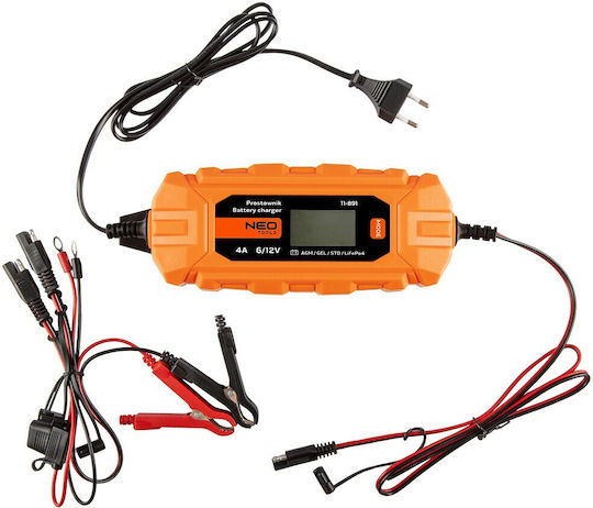 Neo Tools Car Battery Charger & Maintainer 6/12V 6A