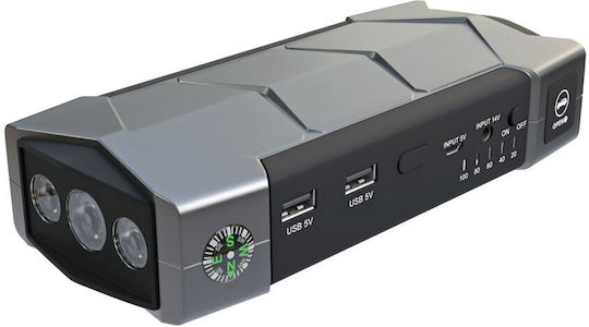 Extralink Max7 Tragbarer Batterie-Starter Auto & Motorrad 10000mAh mit Power Bank Taschenlampe USB 12V