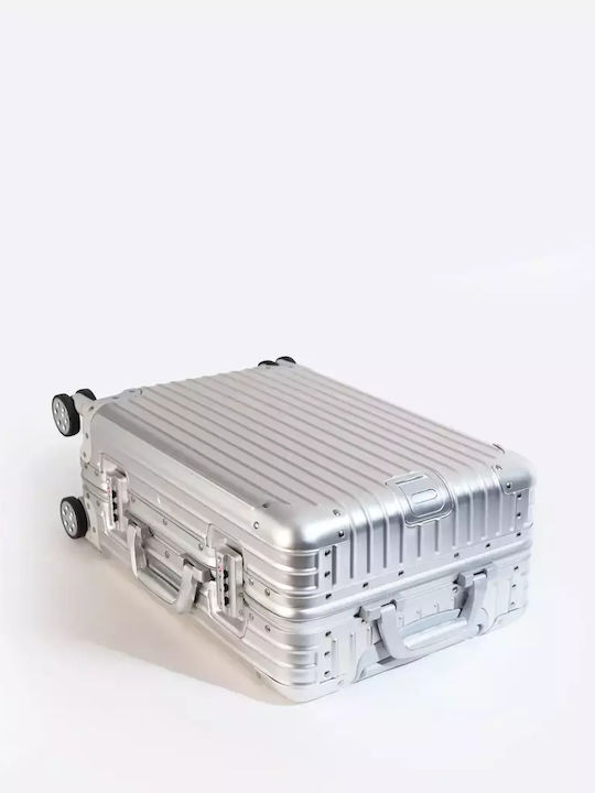 Newcom Ankor Hart Silber Reise Koffer Mit 4 Räder Set 2 Stück