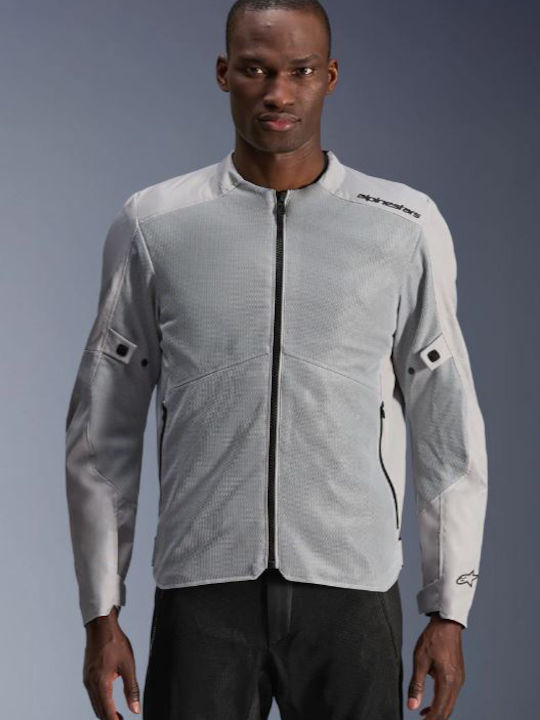 Alpinestars C-1 Air Ανδρικό Μπουφάν Μηχανής 4 Εποχών Ασημί