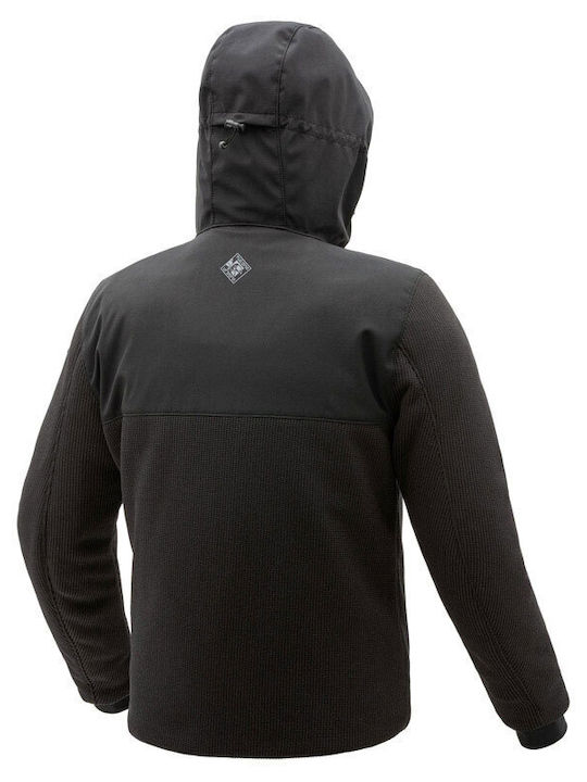 Bormio Knit Winter Men's Motorcycle Jacket Waterproof Black