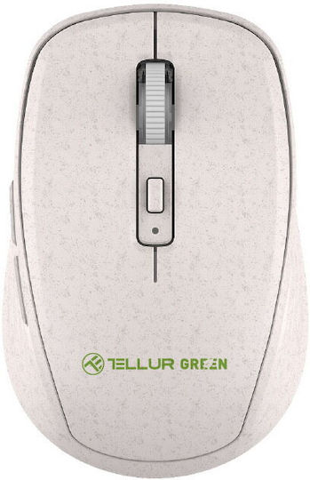 Tellur Green Ασύρματο Ποντίκι Cream