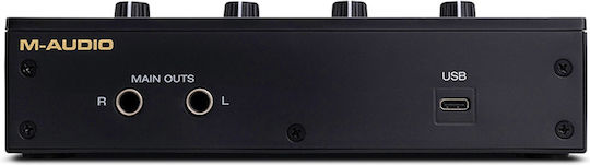 M-Audio M-Track Duo MI/EM/000089 Εξωτερική Επαγγελματική Κάρτα Ήχου με Σύνδεση USB
