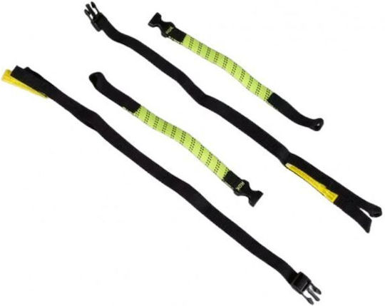Rokstraps Stretch Strap Set Ρυθμιζόμενοι Ελαστικοί Ιμάντες Σετ 31-106cm Black Fluo Yellow
