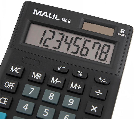 Maul Calculator 8 Digits in Black Color 1pcs