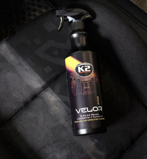 K2 Velor Pro Spray Curățare Tapițerie Auto 1l