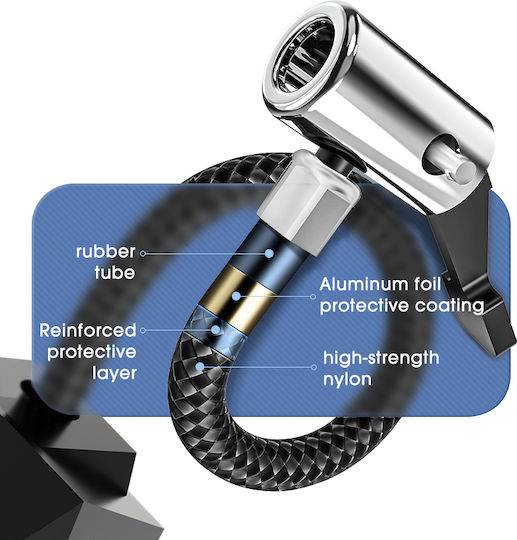 Carsun Τρόμπα Αυτοκινήτου 150PSI με Καλώδιο Αναπτήρα 12V