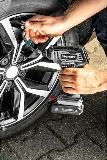 Graphite Car Tire Pump Solo Rechargeable Without Battery 18V