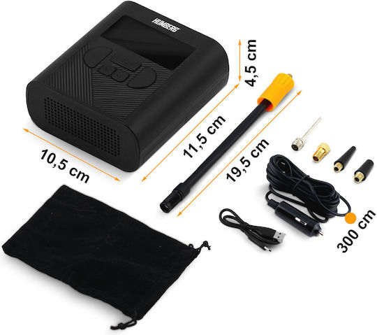 Humberg Car Tire Pump Rechargeable 12V