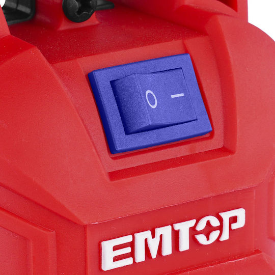 Emtop Car Tire Pump 140 PSI with Cigarette Lighter Cable 12V